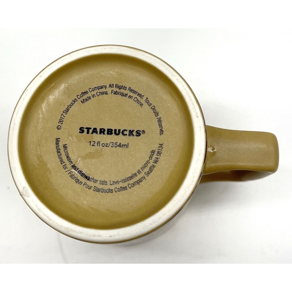 starbucks Autumn Leaves Fall 2017 mug Coffee Mug Cup Collectible Orange Brown. - Picture 5 of 5